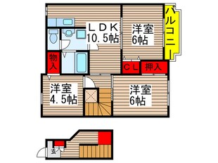 セピア高津弐番館の物件間取画像